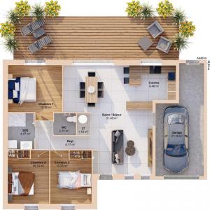 Acheter Maison 87 m2 Chasseneuil-du-poitou