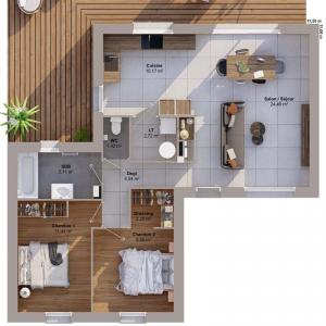Acheter Maison 71 m2 Jarrie