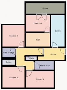 For rent Paris-15eme-arrondissement 5 rooms 19 m2 Paris (75015) photo 4