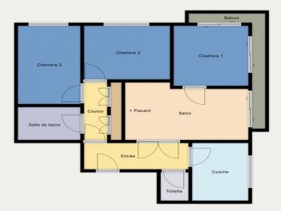 For rent Paris-15eme-arrondissement 4 rooms 19 m2 Paris (75015) photo 2