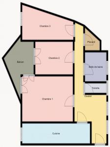 For rent Paris-15eme-arrondissement 3 rooms 20 m2 Paris (75015) photo 1