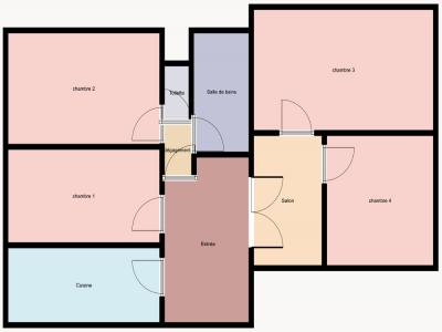 For rent Paris-13eme-arrondissement 5 rooms 17 m2 Paris (75013) photo 4