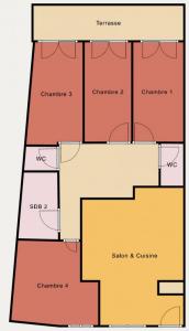 For rent Montreuil 5 rooms 26 m2 Seine saint denis (93100) photo 3