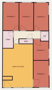 For rent Montreuil 6 rooms 22 m2 Seine saint denis (93100) photo 4