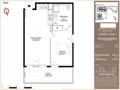 Annonce Location 2 pices Appartement Montpellier 34