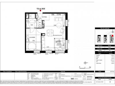 For rent Angers 2 rooms 47 m2 Maine et loire (49100) photo 1