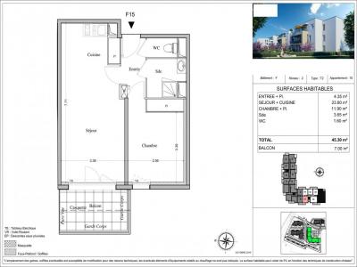 For rent Avignon 2 rooms 45 m2 Vaucluse (84000) photo 1