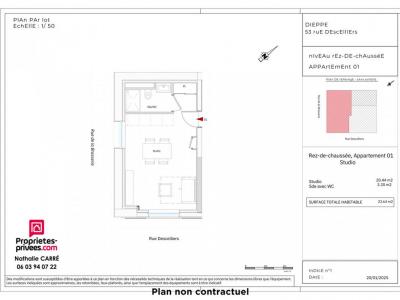 For sale Dieppe 1 room 23 m2 Seine maritime (76200) photo 2