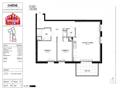 For rent Chapelle-des-fougeretz 3 rooms 69 m2 Ille et vilaine (35520) photo 1