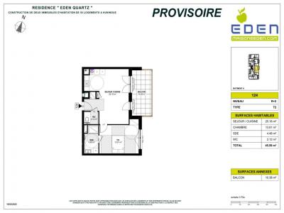 For rent Huningue 2 rooms 45 m2 Haut rhin (68330) photo 1