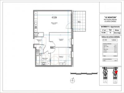 For rent Laxou 3 rooms 61 m2 Meurthe et moselle (54520) photo 2