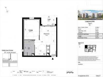 For rent Amiens 2 rooms 41 m2 Somme (80000) photo 3