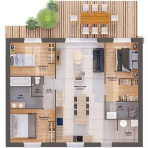 For sale Louplande 5 rooms 84 m2 Sarthe (72210) photo 2