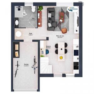For sale Treillieres 5 rooms 77 m2 Loire atlantique (44119) photo 4
