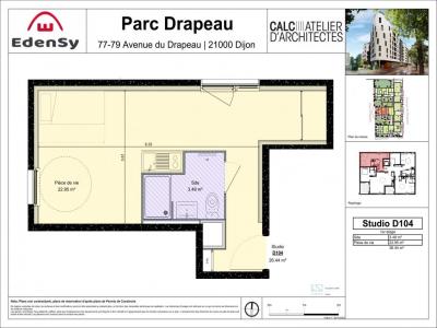 Louer Appartement 26 m2 Dijon