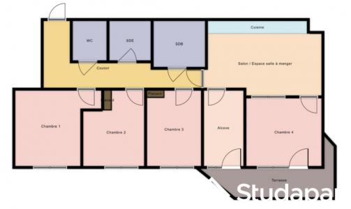 For rent Clichy 1 room 10 m2 Hauts de Seine (92110) photo 4