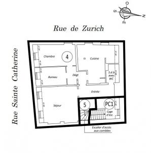 For sale Strasbourg 2 rooms 59 m2 Bas rhin (67000) photo 1