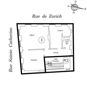 For sale Strasbourg 2 rooms 65 m2 Bas rhin (67000) photo 2