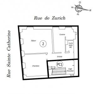 For sale Strasbourg 2 rooms 63 m2 Bas rhin (67000) photo 1