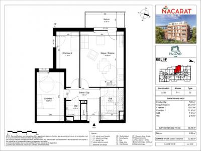 For rent Loos 3 rooms 66 m2 Nord (59120) photo 1