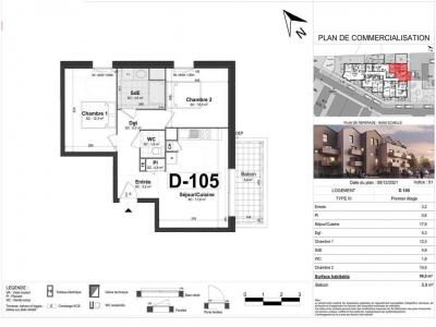 Annonce Location 3 pices Appartement Tours 37
