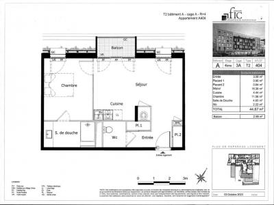 Annonce Location 2 pices Appartement Reims 51