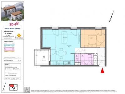 Annonce Location 2 pices Appartement Rives 38
