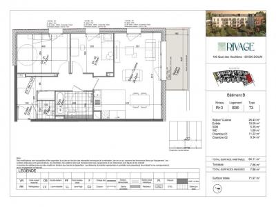 Annonce Location 3 pices Appartement Douai 59