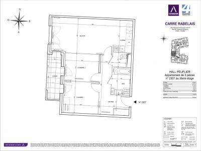 Annonce Location 3 pices Appartement Tours 37