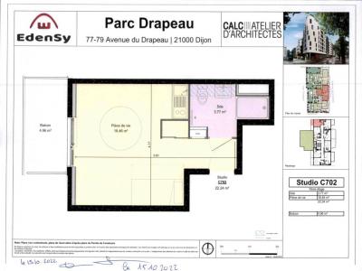 Louer Appartement 22 m2 Dijon