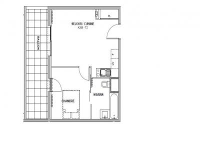 Annonce Location 2 pices Appartement Agde 34