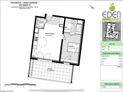 Annonce Location 2 pices Appartement Saint-louis 68