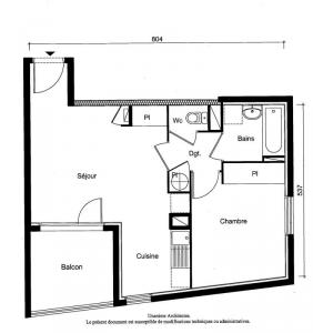 Annonce Vente 2 pices Appartement Grigny 69