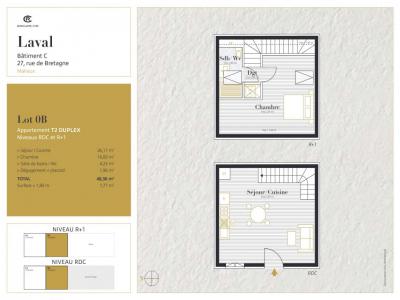Annonce Location 2 pices Appartement Laval 53