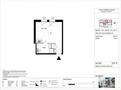 For rent Nantes 1 room 25 m2 Loire atlantique (44100) photo 3