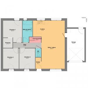 For sale Gavre 5 rooms 84 m2 Loire atlantique (44130) photo 2