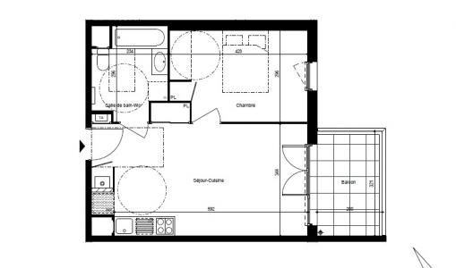 For rent Cluses 2 rooms 40 m2 Haute savoie (74300) photo 0