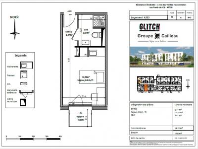 Louer Appartement Ponts-de-ce 515 euros