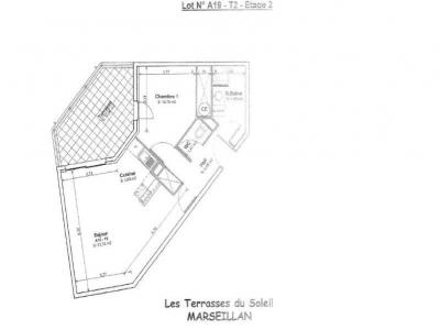Annonce Location 2 pices Appartement Marseillan 34
