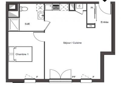 For sale Ville gare 2 rooms 51 m2 Oise (60100) photo 1