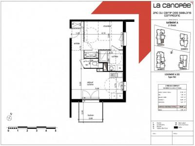 For rent Compiegne 2 rooms 40 m2 Oise (60200) photo 3