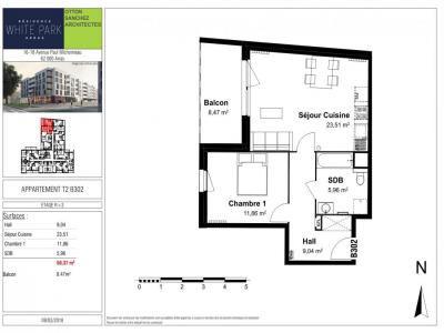 For rent Arras 2 rooms 50 m2 Pas de calais (62000) photo 1