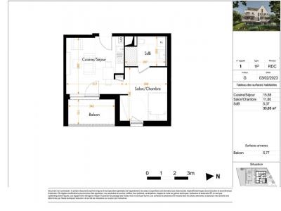 For rent Lampertheim 1 room 33 m2 Bas rhin (67450) photo 1