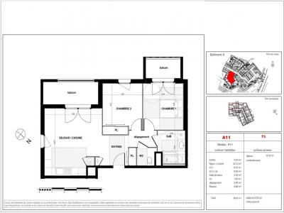 Annonce Location 3 pices Appartement Sennecey-les-dijon 21