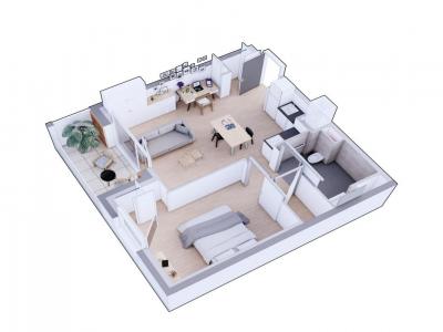 For rent Angers 2 rooms 44 m2 Maine et loire (49000) photo 3
