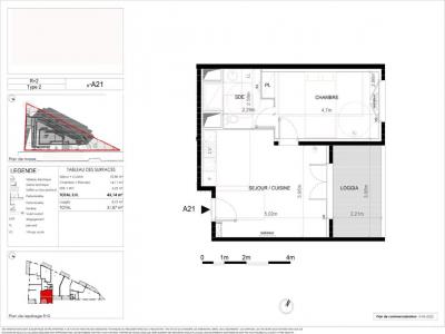 For rent Montpellier 2 rooms 43 m2 Herault (34080) photo 1