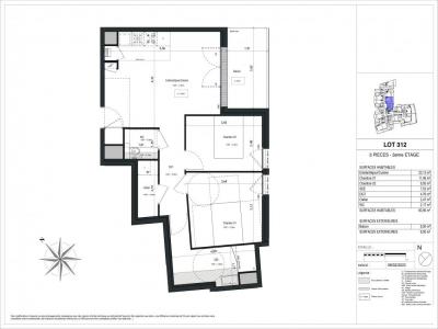 Annonce Location 3 pices Appartement Vannes 56