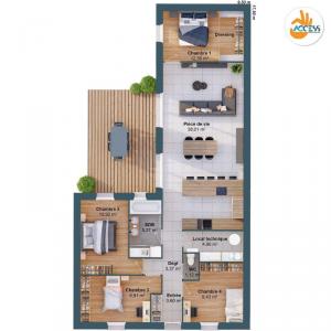 Acheter Maison Breal-sous-montfort 208944 euros