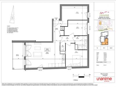 Acheter Appartement 77 m2 Tours-en-savoie