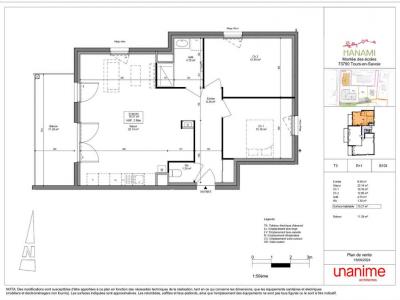 Acheter Appartement 70 m2 Tours-en-savoie